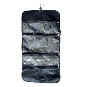 Hanging accessories rollaway toiletry bag